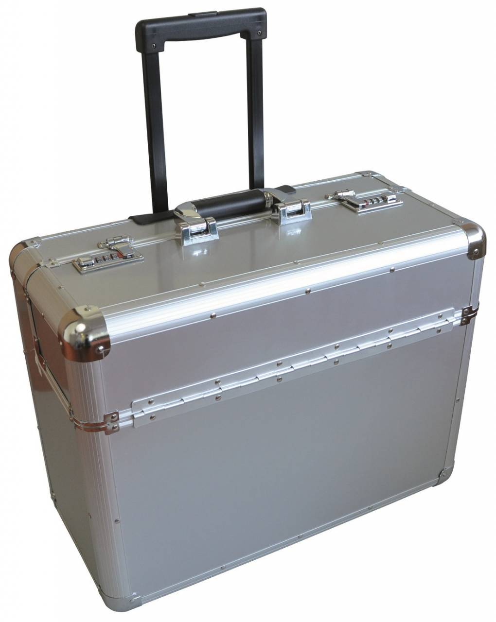 Monolith 2302 Aktenkoffer aus Aluminium mit Trolleysystem