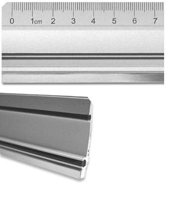 Aluminiumlineal mit Stahlkante bis 150 cm Lnge