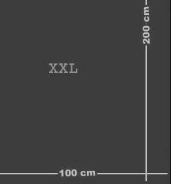 XXL selbstheilende Schneidematte 100 x 200 cm schwarz mit Raster - Schneidema...