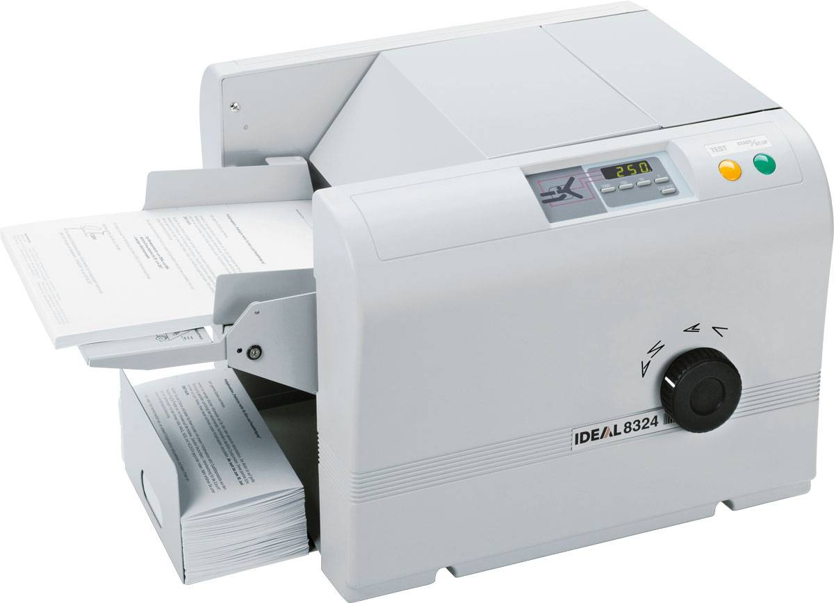 Ideal 8324 Bro-Falzmaschine DIN A4 fr 4 Falzarten