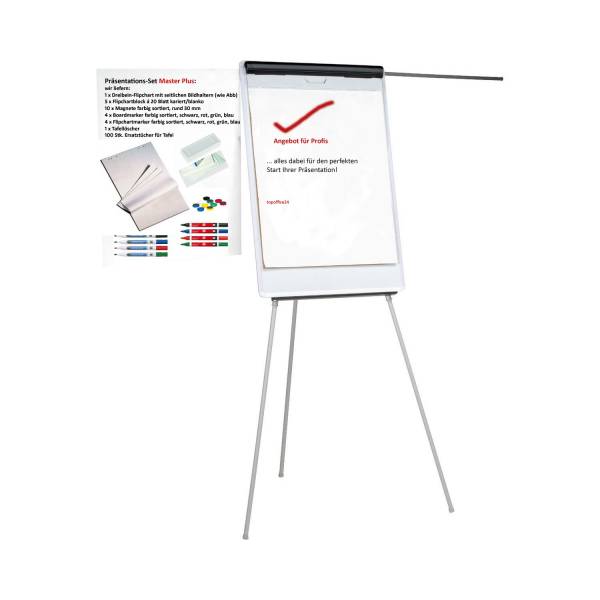 Flipchart Flip Chart Master mit Profi-Ausstattung